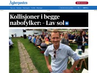 Desktop screenshot for agderposten.no