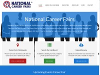 Desktop screenshot for nationalcareerfairs.com