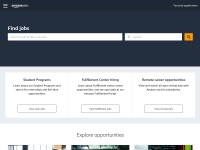 Desktop screenshot for amazon.jobs
