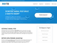 Desktop screenshot for paytr.com