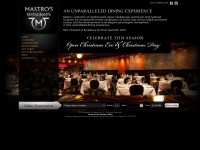 Desktop screenshot for mastrosrestaurants.com