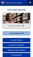 How dcccd.edu looks like on a mobile device such as an iPhone.