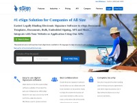 Desktop screenshot for esigngenie.com