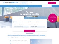 Desktop screenshot for e-marchespublics.com