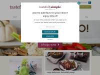 Desktop screenshot for tastefullysimple.com