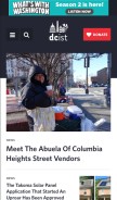 How dcist.com looks like on a mobile device such as an iPhone.