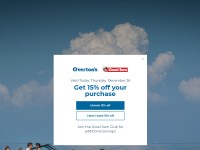 Desktop screenshot for overtons.com