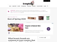 Desktop screenshot for temptalia.com