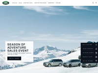 Desktop screenshot for landroverusa.com