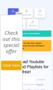 How ddownr.com looks like on a mobile device such as an iPhone.