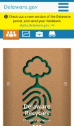 How de.gov looks like on a mobile device such as an iPhone.