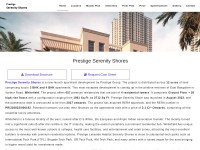 Desktop screenshot for prestigeserenityshores.org.in