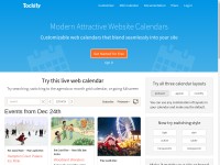 Desktop screenshot for tockify.com