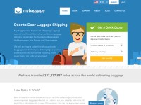 Desktop screenshot for mybaggage.com