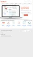 How deadlines.com looks like on a mobile device such as an iPhone.