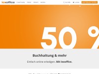Desktop screenshot for lexoffice.de