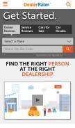 How dealerrater.com looks like on a mobile device such as an iPhone.