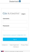 How dealertrack.com looks like on a mobile device such as an iPhone.