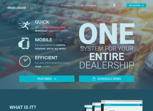 How dealr.cloud looks like on a tablet such as an iPad.