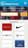 How dealslands.co.uk looks like on a mobile device such as an iPhone.