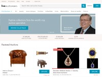 Desktop screenshot for liveauctioneers.com