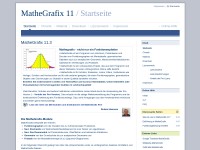 Desktop screenshot for mathegrafix.de