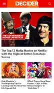 How decider.com looks like on a mobile device such as an iPhone.