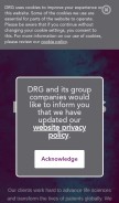 How decisionresourcesgroup.com looks like on a mobile device such as an iPhone.