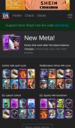 How deckshop.pro looks like on a mobile device such as an iPhone.