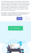 How deconseil.com looks like on a mobile device such as an iPhone.