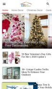 How decorhomeideas.com looks like on a mobile device such as an iPhone.