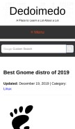 How dedoimedo.com looks like on a mobile device such as an iPhone.