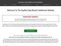 Desktop screenshot for equifaxbreachsettlement.com