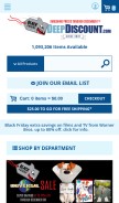 How deepdiscount.com looks like on a mobile device such as an iPhone.