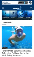 How deeperblue.com looks like on a mobile device such as an iPhone.