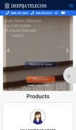 How deepijatel.com looks like on a mobile device such as an iPhone.