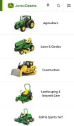 How deere.com looks like on a mobile device such as an iPhone.