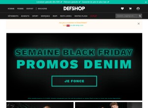 How def-shop.fr looks like on a tablet such as an iPad.