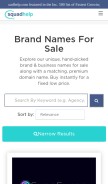 How defaulttab.com looks like on a mobile device such as an iPhone.