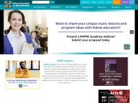 Desktop screenshot for nafme.org