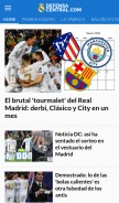 How defensacentral.com looks like on a mobile device such as an iPhone.