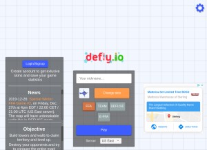 How defly.io looks like on a tablet such as an iPad.