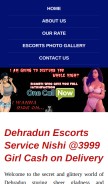 How dehradun.nishinegi.com looks like on a mobile device such as an iPhone.