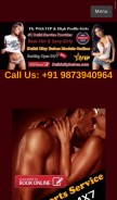 How delhicitybabes.com looks like on a mobile device such as an iPhone.