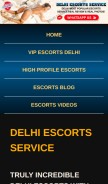 How delhiescortsservice.vip looks like on a mobile device such as an iPhone.