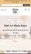 How deliciousdesignhouse.com looks like on a mobile device such as an iPhone.