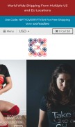 How delightklothing.com looks like on a mobile device such as an iPhone.