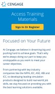 How delmarlearning.com looks like on a mobile device such as an iPhone.