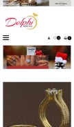 How delphimetals.com looks like on a mobile device such as an iPhone.