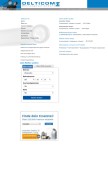 How delti.com looks like on a mobile device such as an iPhone.